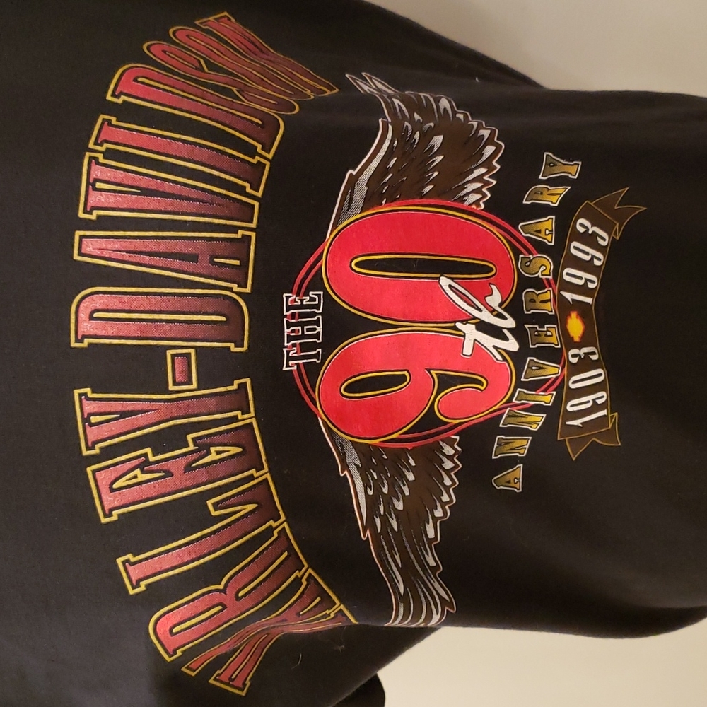 Men's vintage Harley-Davidson Anniversary shirt 90 th. Size large